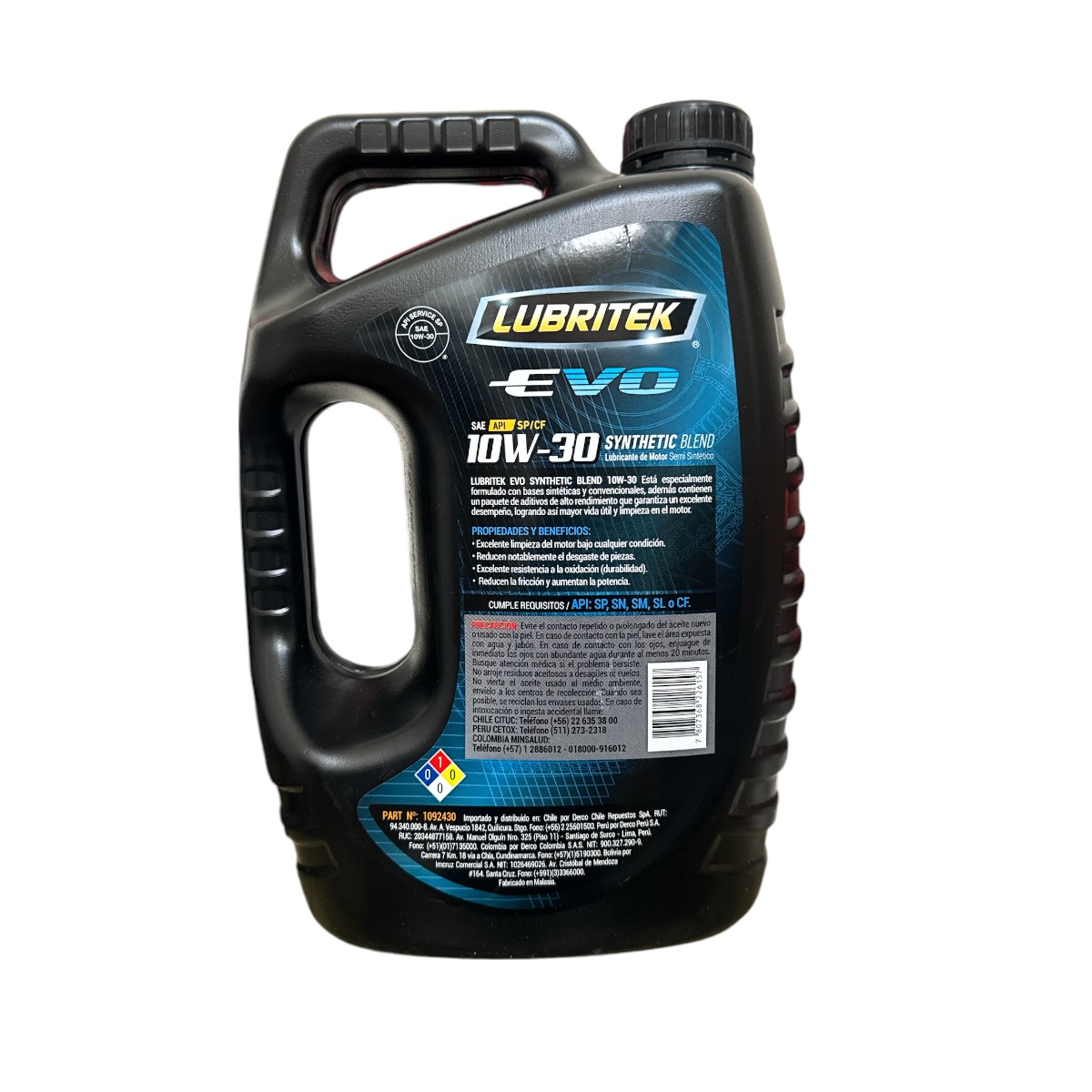 10w30 evo Lubritek 4