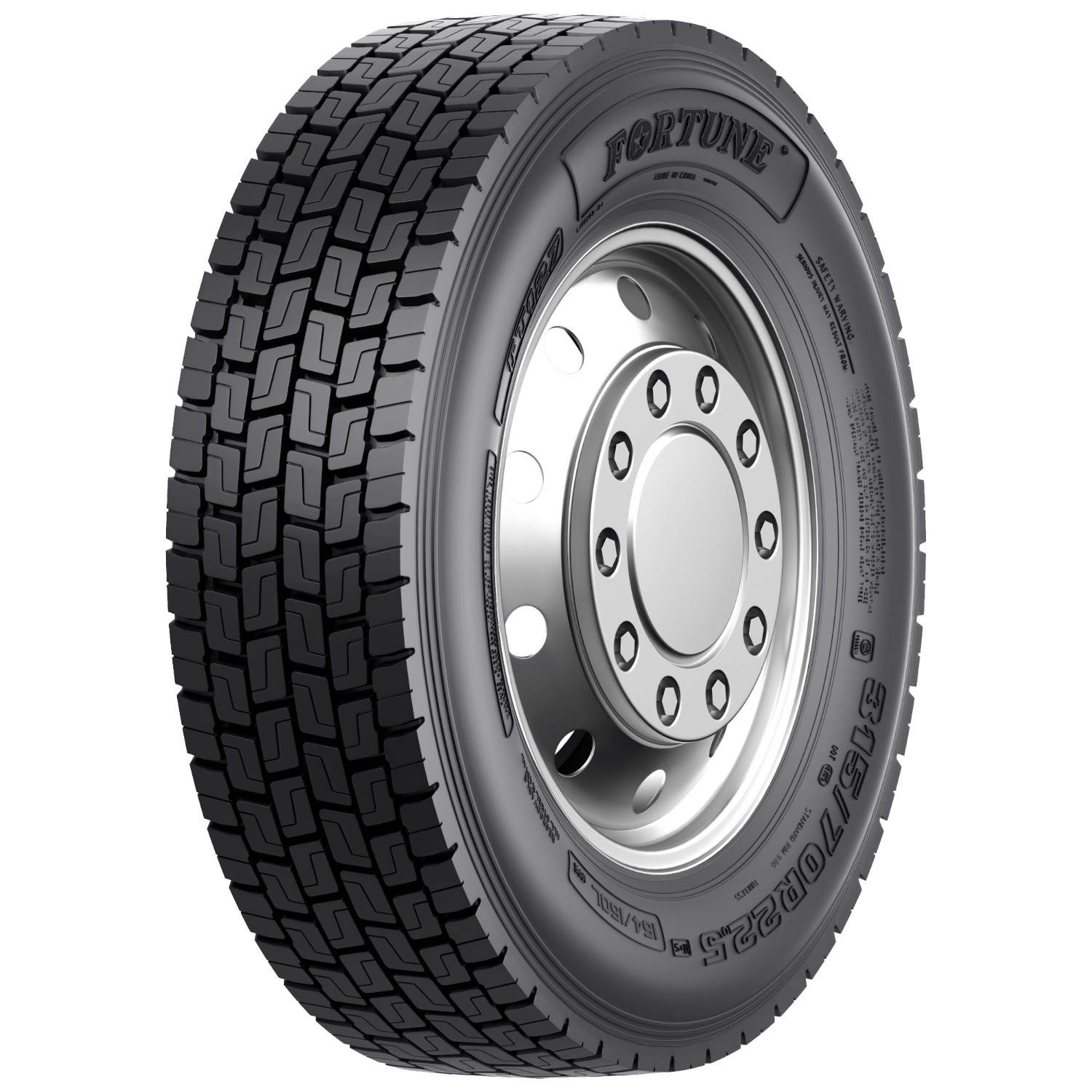 Llanta Rin 22.5 Fortune 295/80R22.5-18PR 152/149M FT127S - Autoplanet